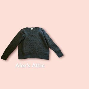 St Johns Bay Women’s Size XL Long Sleeve Open Knit V Neck Sweater pre-owned